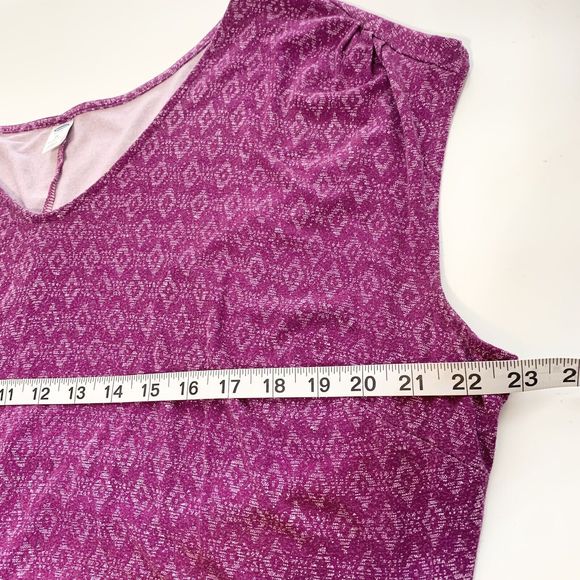 Old Navy Womens Plus Size 2X Purple Sleeveless Jersey Dress - Picture 10 of 11